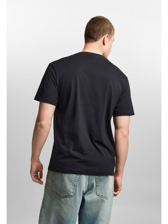 PROSTO. PROSTO. T-Shirt Small Shield KL261MTEE1071 Czarny Regular Fit