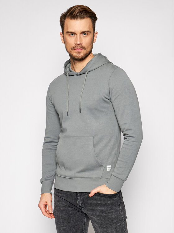 Jack&Jones Bluză Basic 12182537 Gri Regular Fit