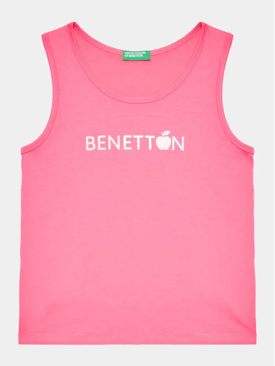 United Colors Of Benetton Top 3I1XGH00K Rosa Regular Fit