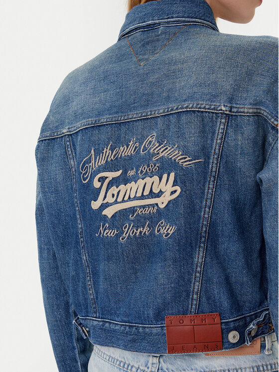 Tommy Jeans Tommy Jeans Τζιν μπουφάν DW0DW21061 Σκούρο μπλε Regular Fit