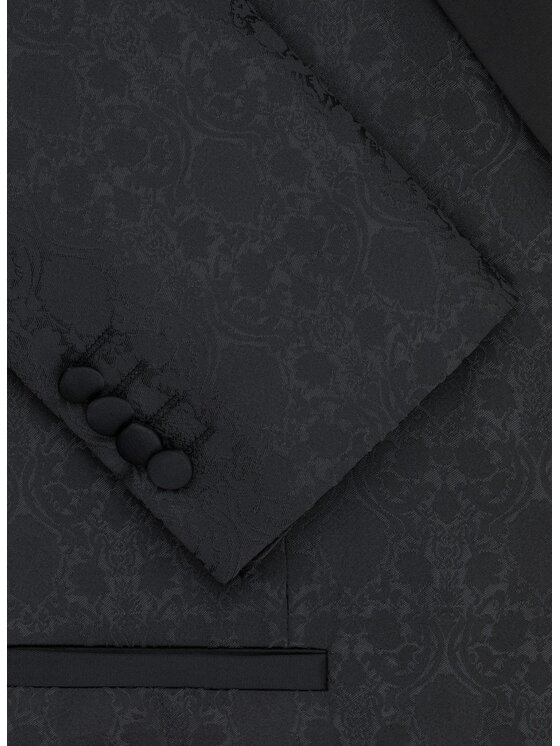 Pako Lorente Pako Lorente Marynarka P24WF-3S-007 Czarny Slim Fit
