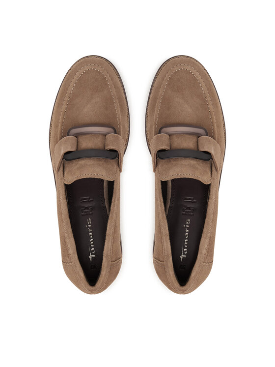 Tamaris Tamaris Chunky loafers 1-24722-43 Beige