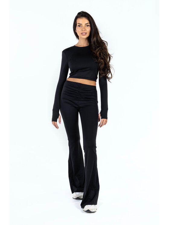 Agatha Studio Agatha Studio Komplet bluzka i spodnie A26ZS-KA-K56 Czarny Slim Fit