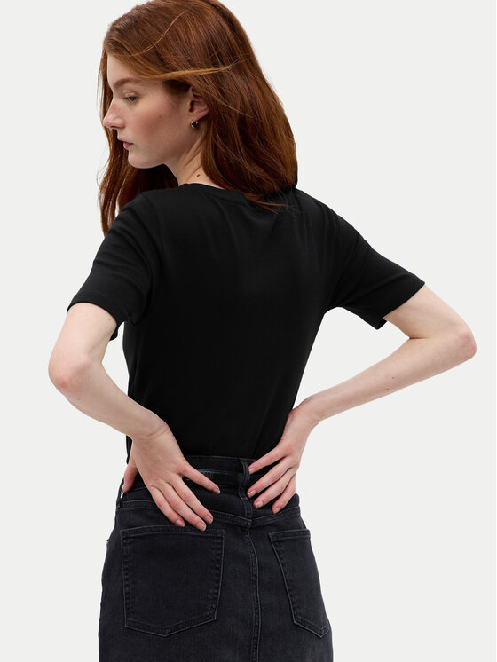 Gap Gap Tričko 540635-01 Čierna Slim Fit