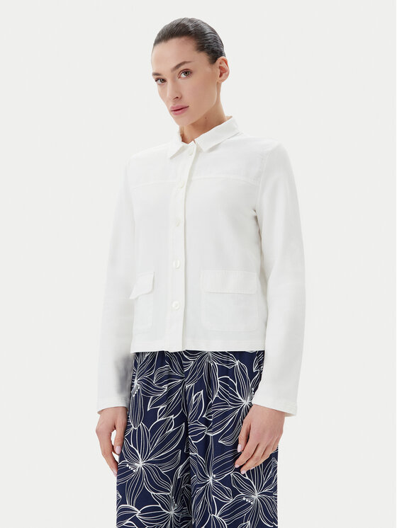 Olsen Olsen Hemd 11201648 Weiß Regular Fit