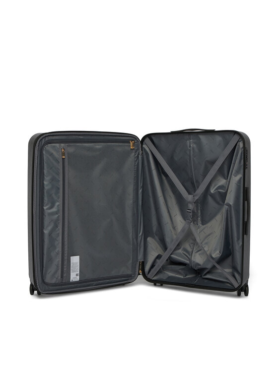 Guess Guess Μεγάλη Βαλίτσα Latona Travel TWHK92 11988 Σκούρο γκρι