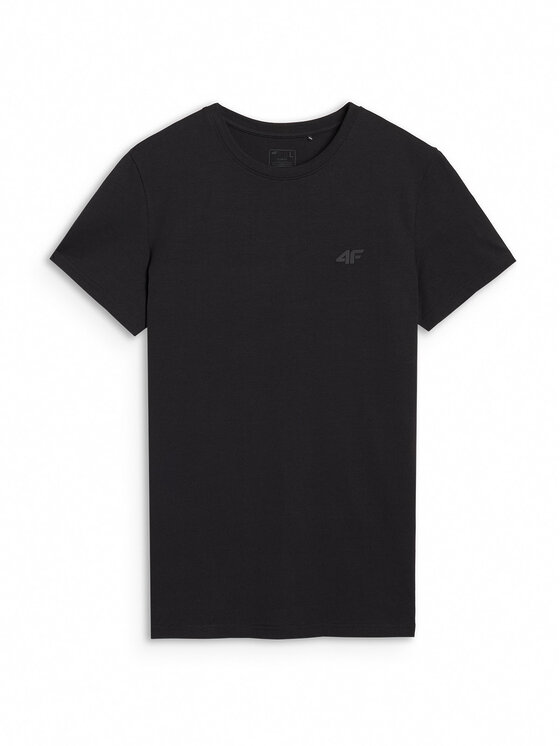 4F 4F T-Shirt MIDSHOP TEXTILE Czarny Regular Fit