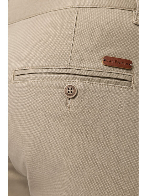 Lancerto Lancerto Szorty materiałowe Ibiza SZO082123000005 Beżowy Regular Fit