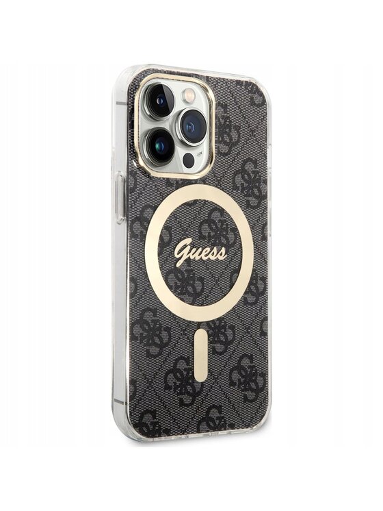 Guess Guess Etui na telefon Pokrowiec Futerał Czarny