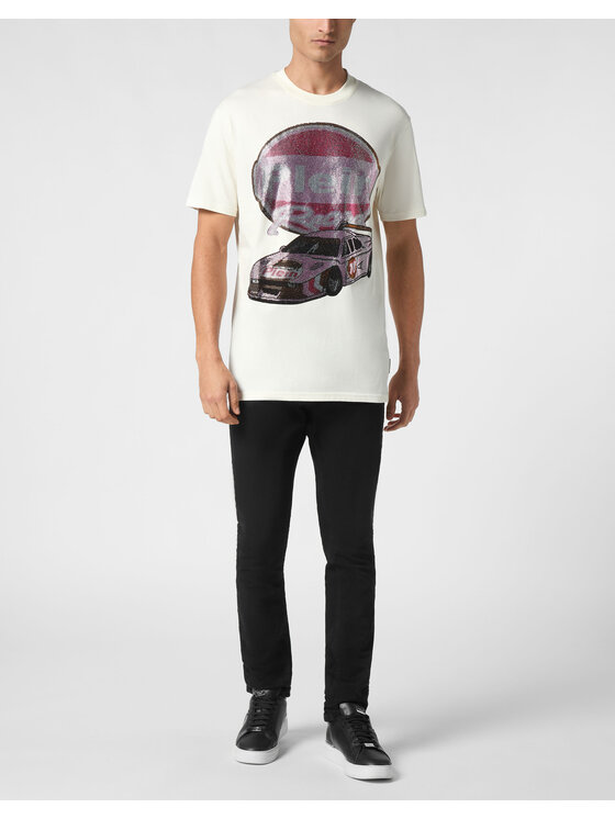 PHILIPP PLEIN PHILIPP PLEIN T-shirt 21103 Bianco Regular Fit