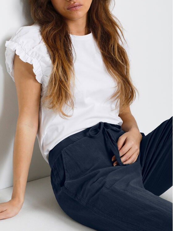 Kaffe Kaffe Штани з тканини Naya 10502803 Cиній Regular Fit