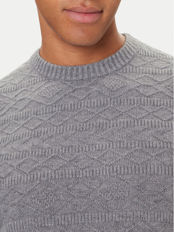 Guess Guess Pulover M5BR42 Z2ZK2 Siva Regular Fit