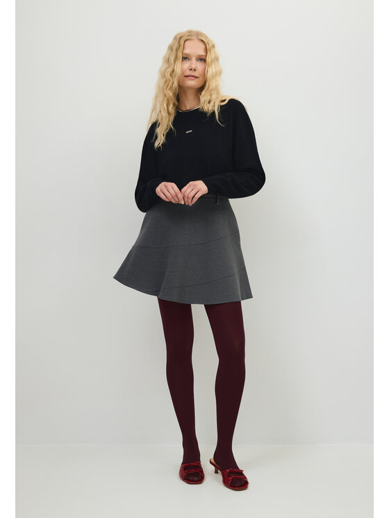 BIZUU BIZUU Mini sukně SELINA MINI SKIRT Šedá Standard Fit
