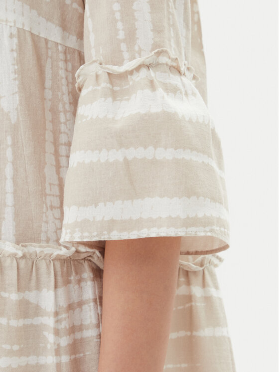 Vero Moda Vero Moda Літня сукня Dicthe 10225127 Бежевий Loose Fit
