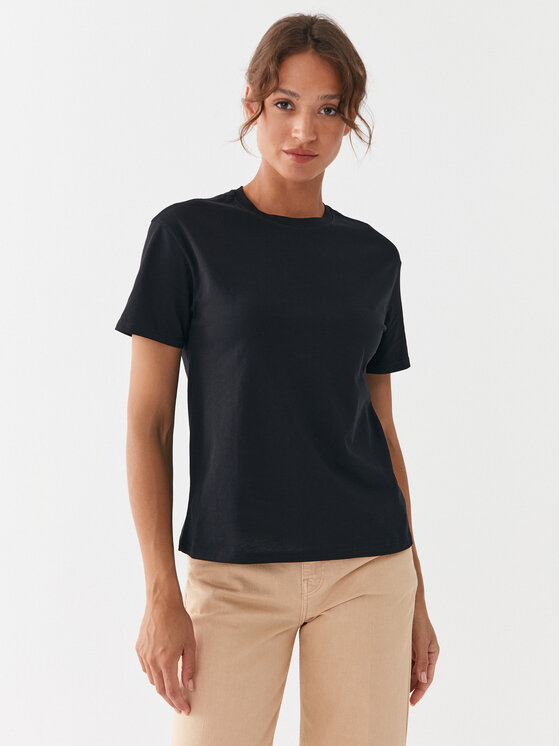 United Colors Of Benetton United Colors Of Benetton Majica 3096D102O Črna Regular Fit