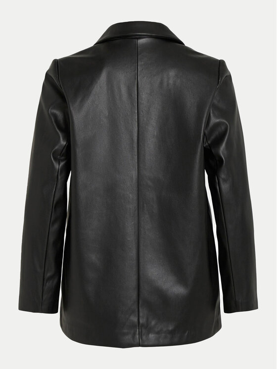 Vila Vila Marynarka Nille 14084378 Czarny Loose Fit