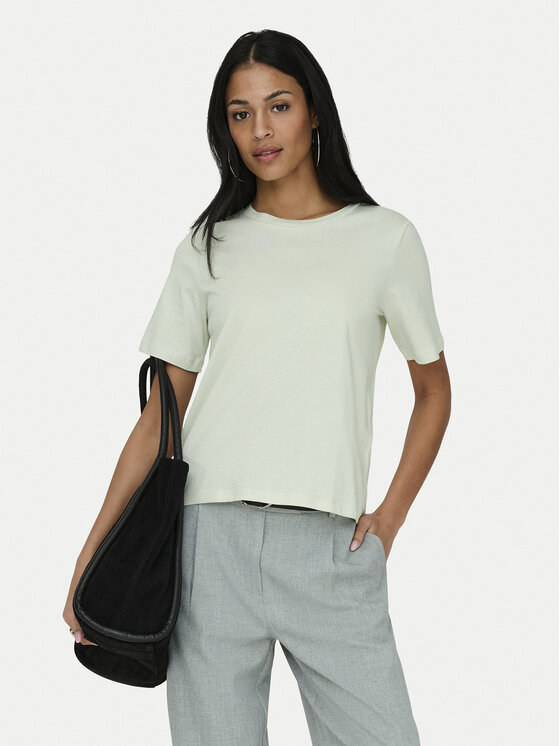 ONLY Tričko 15270390 Zelená Regular Fit