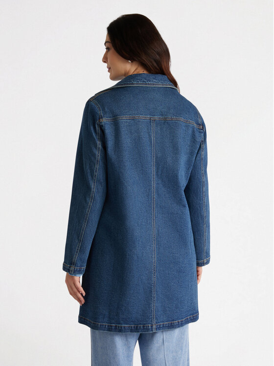 Fiorella Rubino Fiorella Rubino Cappotto F422T001311N034 Blu Regular Fit
