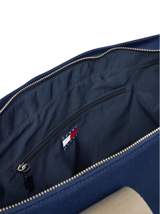 Tommy Jeans Tommy Jeans Krepšys Tjm Retro Cool Tote AM0AM13278 Tamsiai mėlyna