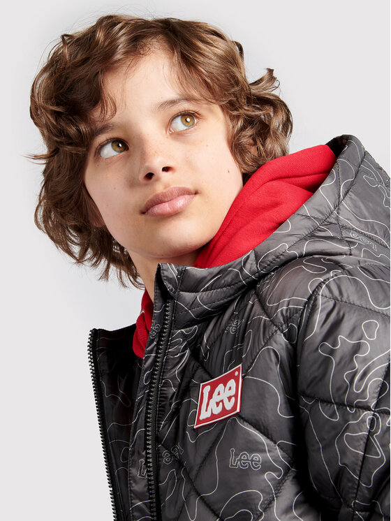 Lee Lee Kurtka przejściowa LEE0072 Czarny Regular Fit