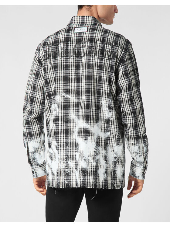 PHILIPP PLEIN PHILIPP PLEIN Koszula 22245 Czarny Regular Fit