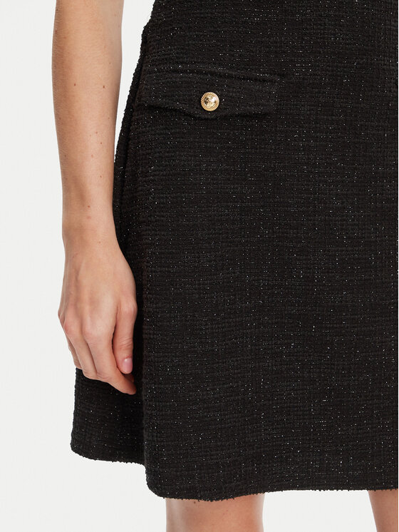 Guess Guess Rochie tricotată W5YK18 KCXO2 Negru Regular Fit