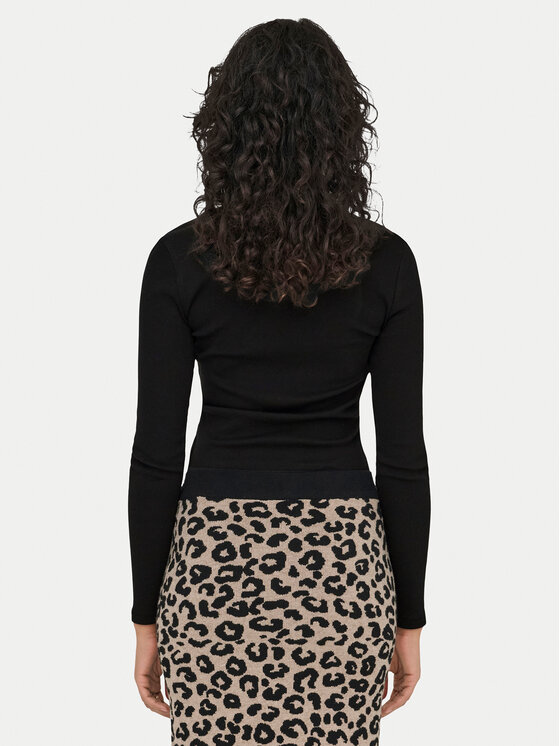 ONLY ONLY Bluzka Val 15371305 Czarny Regular Fit