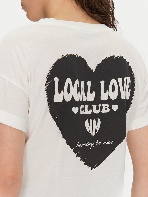 Noisy May Noisy May T-Shirt Gaby 27032954 Weiß Regular Fit