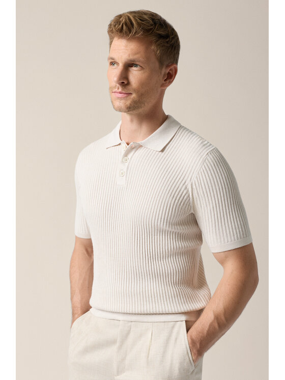 Lancerto Lancerto Polo Domenico PO073126000004 Beżowy Regular Fit