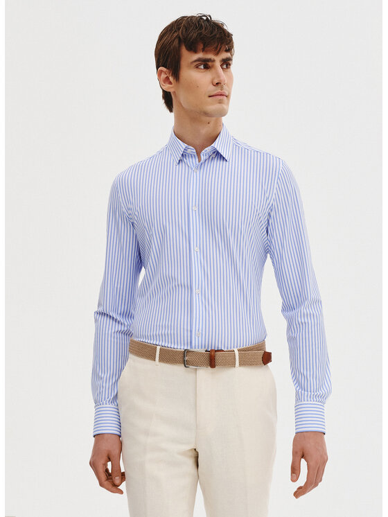 Pako Lorente Pako Lorente Koszula P25SF-1X-029 Niebieski Slim Fit