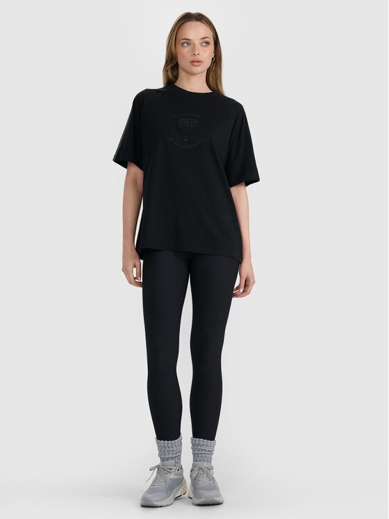 4F 4F T-shirt 4FRSS25TTSHF2791-20S Nero Oversize