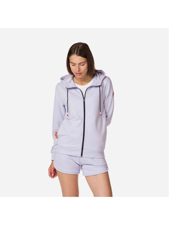 Rossignol Rossignol Bluza W Logo Sweat Fz Hood Ft Szary Regular Fit
