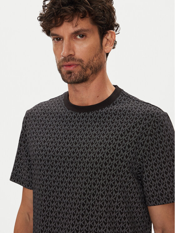 Michael Kors Michael Kors Tricou CS5529A5KS Negru Regular Fit