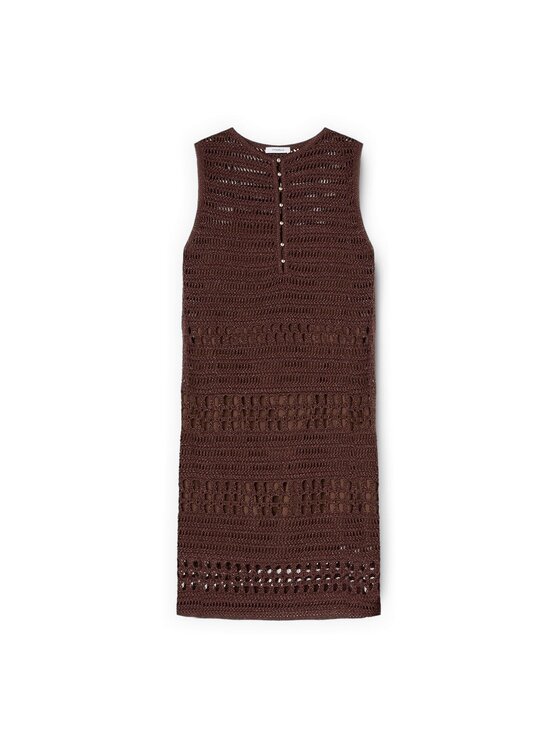 Motivi Motivi Abito da cocktail 7670W001564N022 Marrone Regular Fit