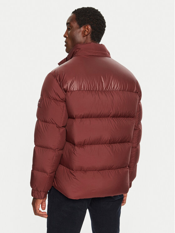 Tommy Hilfiger Tommy Hilfiger Kurtka puchowa MW0MW36569 Bordowy Regular Fit