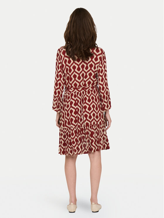ONLY ONLY Rochie de zi Clemmentine 15320417 Vișiniu Regular Fit