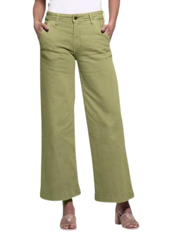 Guess Jeans Guess Jeans Τζιν zoya wide leg Πράσινο Regular Fit