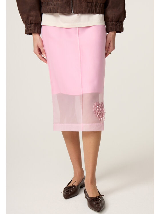 Fabienne Chapot Fabienne Chapot Spódnica maxi 6838-1387-101 Różowy Regular Fit
