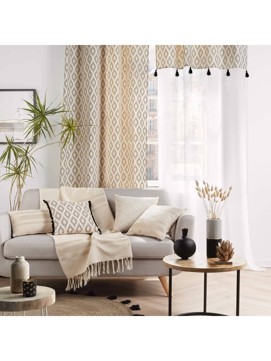MIAhome MIAhome Koc Pled Narzuta 150x125 cm TIAGO Beżowy