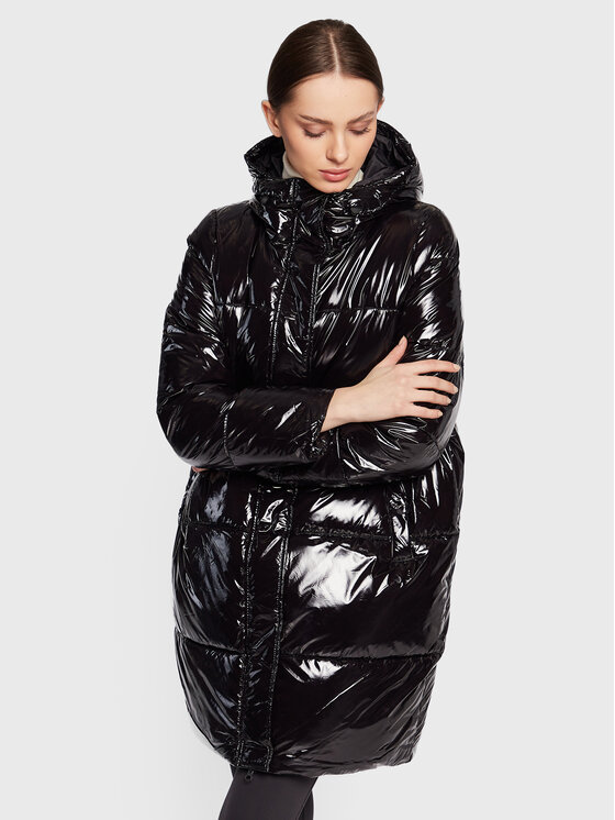 4F 4F Зимова куртка H4Z22-KUDP011 Чорний Regular Fit