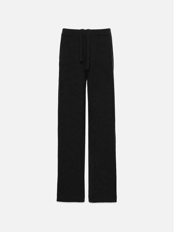 La Mania La Mania Spodnie dresowe CLAUS Czarny Basic Fit