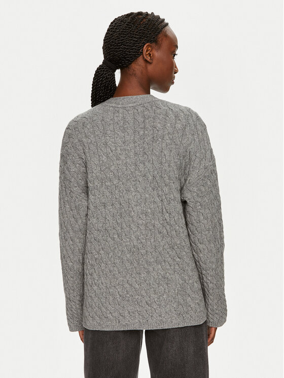 Tommy Hilfiger Tommy Hilfiger Kardigāns WW0WW42143 Pelēks Relaxed Fit