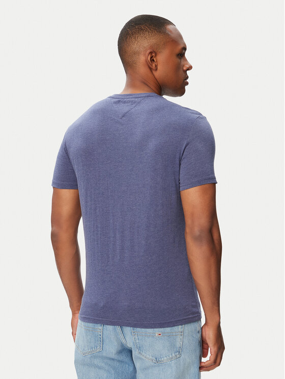 Tommy Jeans Tommy Jeans Marškinėliai Jaspe DM0DM20363 Mėlyna Slim Fit