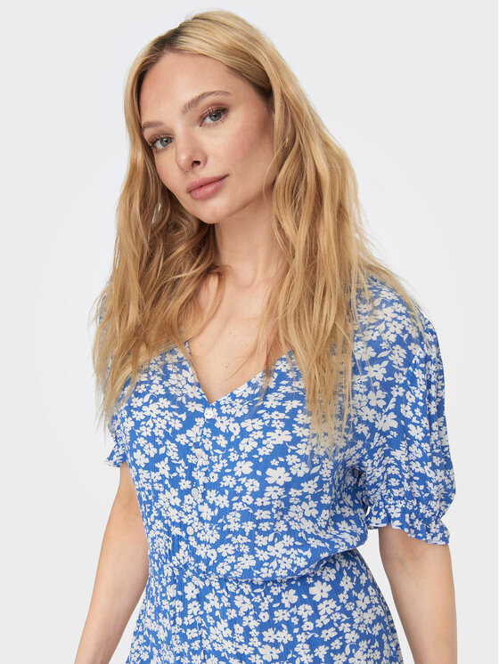 ONLY ONLY Rochie de vară Chianti 15270519 Albastru Regular Fit
