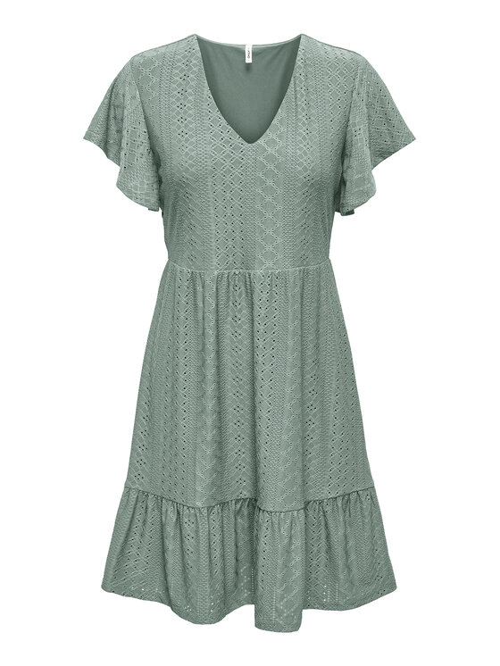 ONLY ONLY Φόρεμα καθημερινό 15289687 Πράσινο Regular Fit
