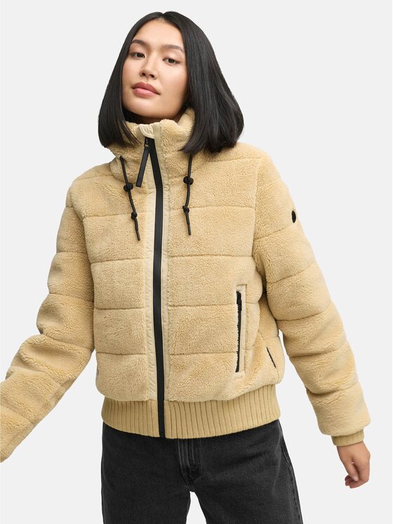Navahoo Navahoo Kurtka zimowa Schneepuder Beżowy Regular Fit