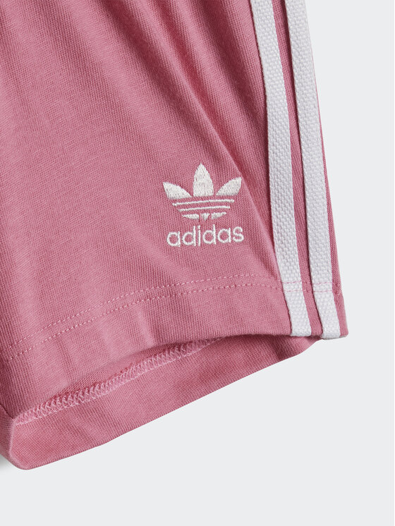 adidas adidas Komplet t-shirt i spodenki JE0523 Różowy Regular Fit