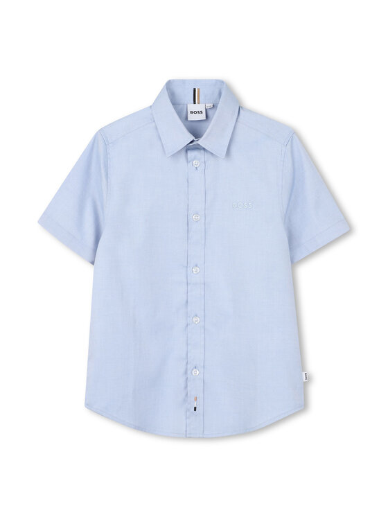 BOSS Koszula J53160 D Błękitny Regular Fit