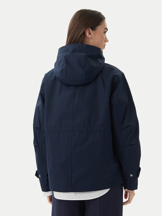 Tommy Hilfiger Tommy Hilfiger Übergangsjacke Utility WW0WW48612 Dunkelblau Relaxed Fit