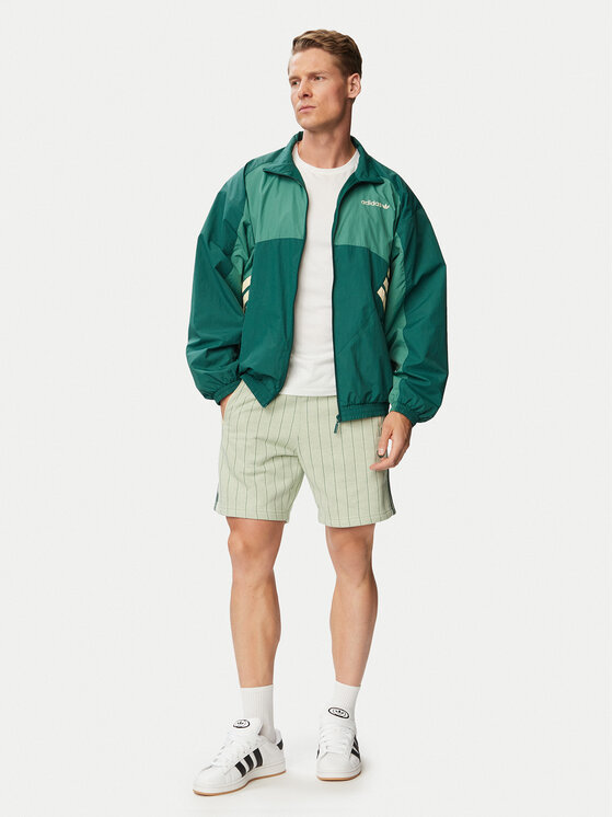 adidas adidas Sportiniai šortai Pinstripes KT4328 Kreminė Regular Fit